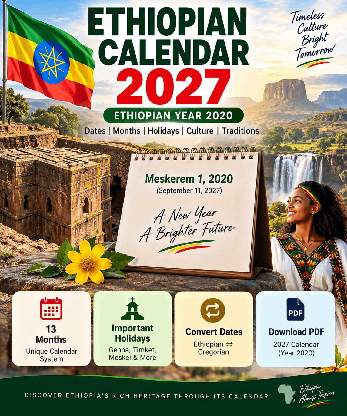 Ethiopian Calendar 2027